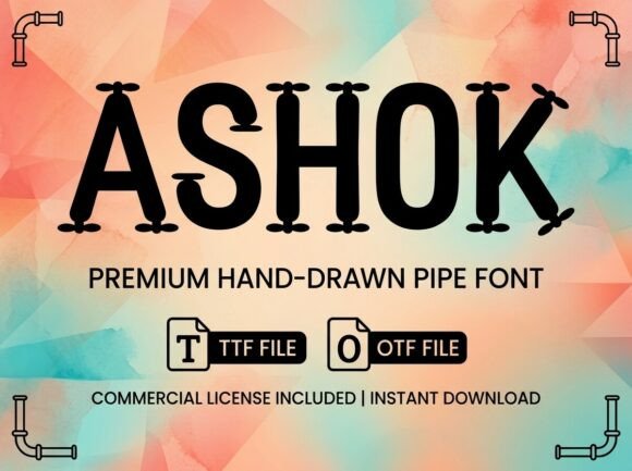 Ashok: A Bold Display Typeface for Modern Web Design