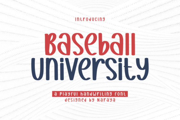 Baseball University Font for Bold Branding