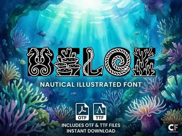 Belge: A Maritime Display Typeface for Coastal Editorial Design