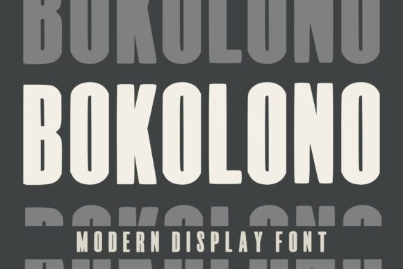 Bokolono Typeface for Bold Web Headers