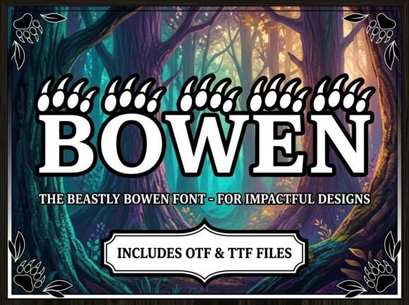 Bowen Font: Elevate Your Display Typography