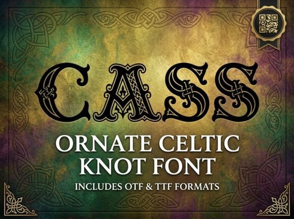 Cass Display Font for Handmade Creators