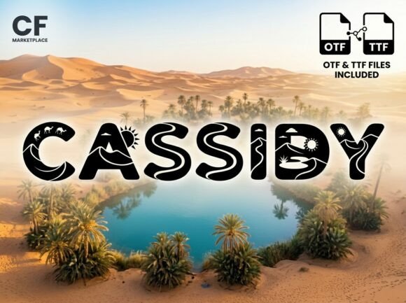 Cassidy: A Bold Display Font for Modern Branding