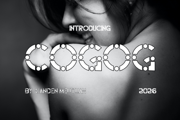 Cogog: The Industrial Display Typeface for Bold Campaigns