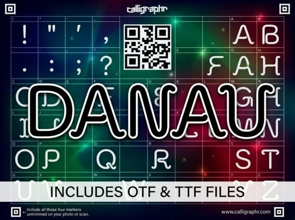 Danau Font: Minimalist Fluidity for Modern Design