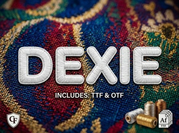 Dexie: The Decorative Display Font for Makers