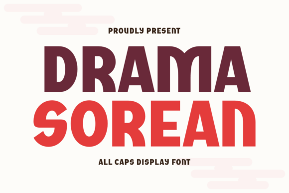 Drama Sorean: A Display Font for Editorial Charm