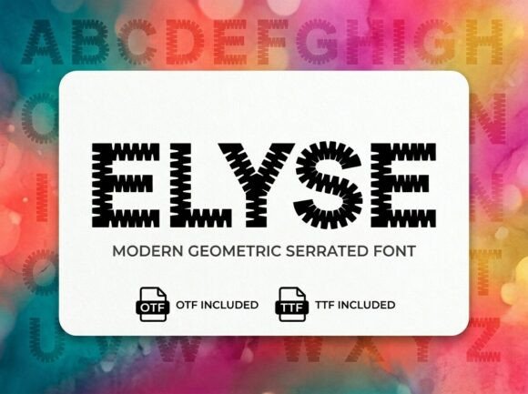 Elyse: A Premium Display Font for Branding