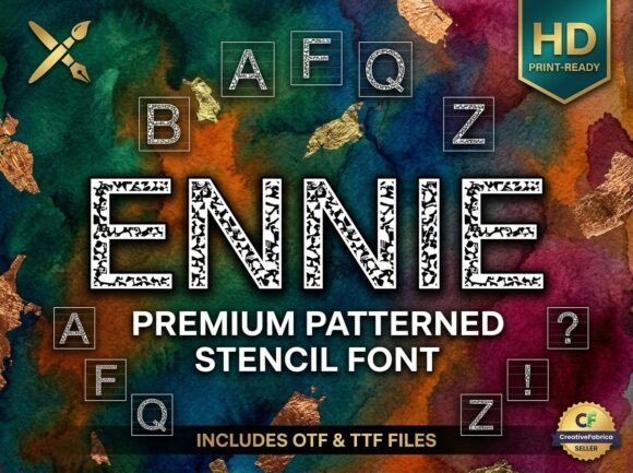 Ennie Display Font for Editorial Design