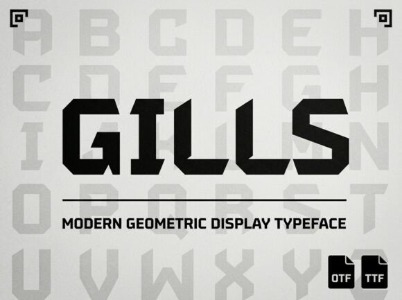 Gills: A Premium Display Font for Web Design