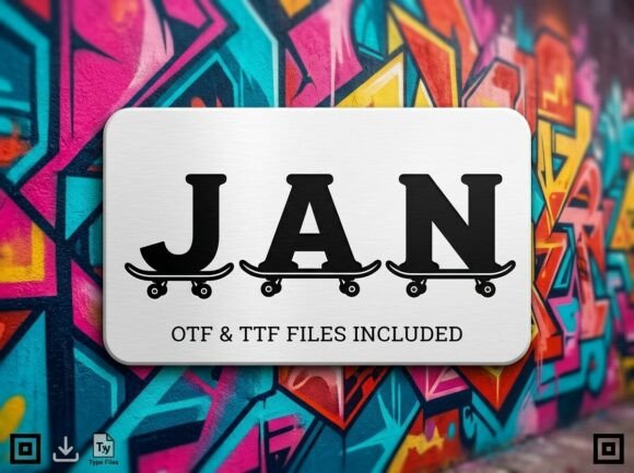 Jan Display Typeface for Bold Web Design