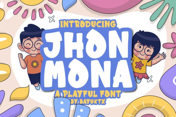 Jhon Mona: A Playful Display Font for Editorial Design