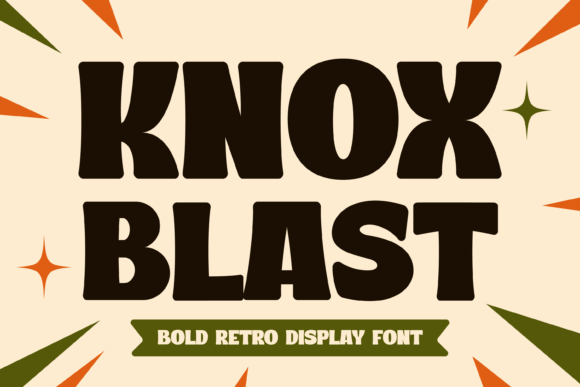 Knox Blast: A Bold Retro Display Typeface