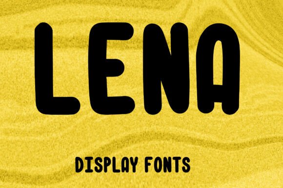 Lena Display Font for Small Business Branding
