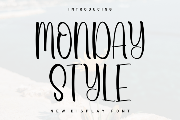 Monday Style: A Handwritten Font for Editorial Design