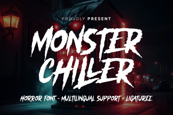 Monster Chiller Font Review for Horror Branding