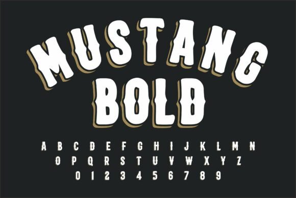 Mustang Bold Typeface for Strong Brand Identity