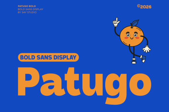Patugo Font: Bold Display Typography for Brands