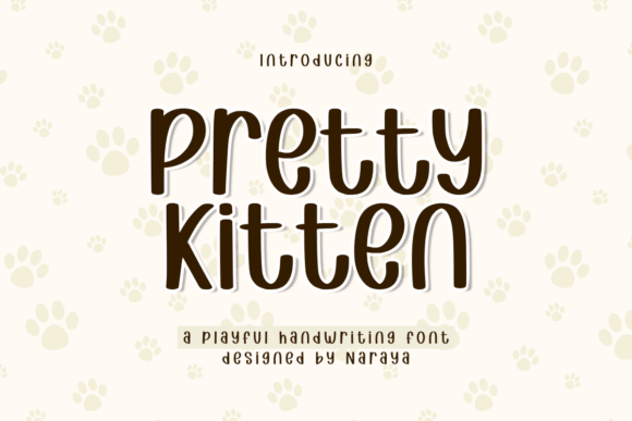 Pretty Kitten: A Playful Display Font for Creative Brands