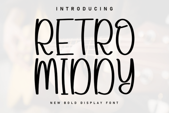 Retro Middy: The Handwritten Font for Makers