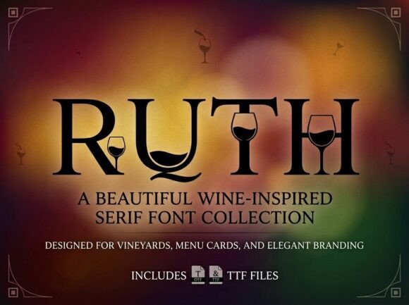 Ruth Display Font for Handmade Creators