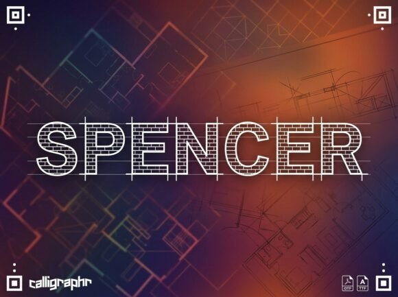 Spencer: A Structural Display Font for Editorial Design