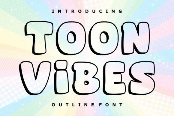 Toon Vibes: A Playful Display Font for Brands