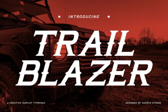Trail Blazer: A Bold Display Serif Typeface