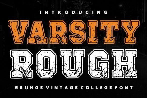Varsity Rough Font for Bold Business Branding